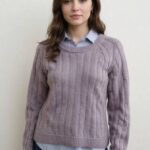 Pulover  lana/ mohair